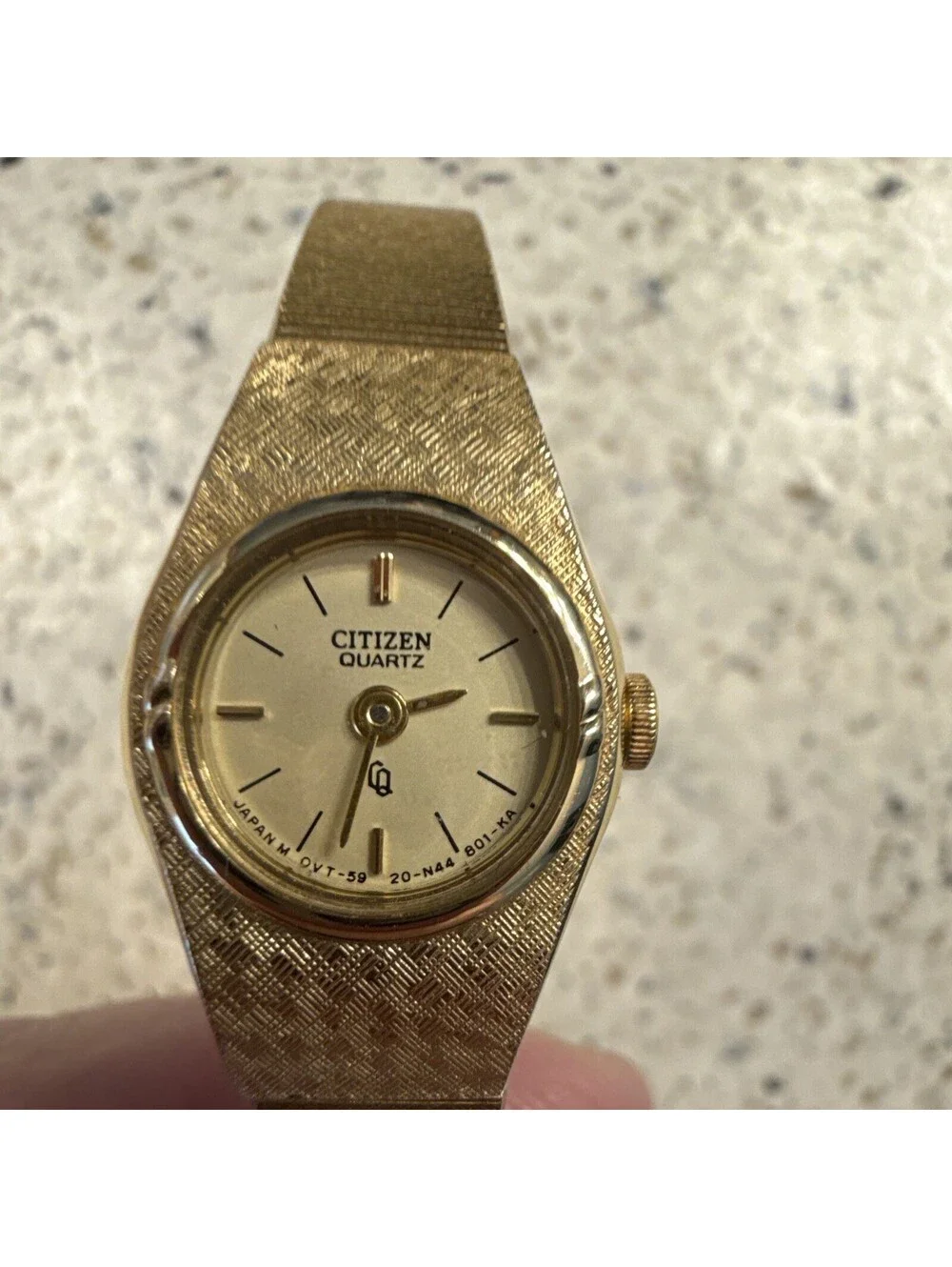 Citizen Quartz Women’s Vintage 80s Gold Tone Analog Quartz Bracelet Watch